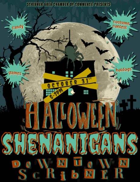 Scribner's Halloween Shenanigans Flyer 2024